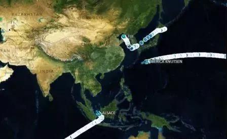 受中美贸易摩擦影响，10多艘船正在加速驶往中国