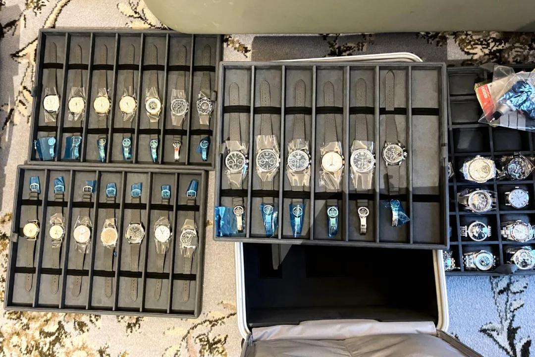 深圳海关查获75只高档手表，总价值高达近1亿元