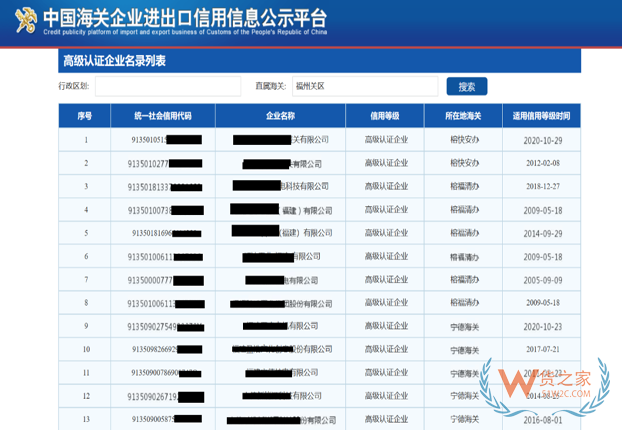 【企业管理】教你使用中国海关企业进出口信用信息公示平台——货之家