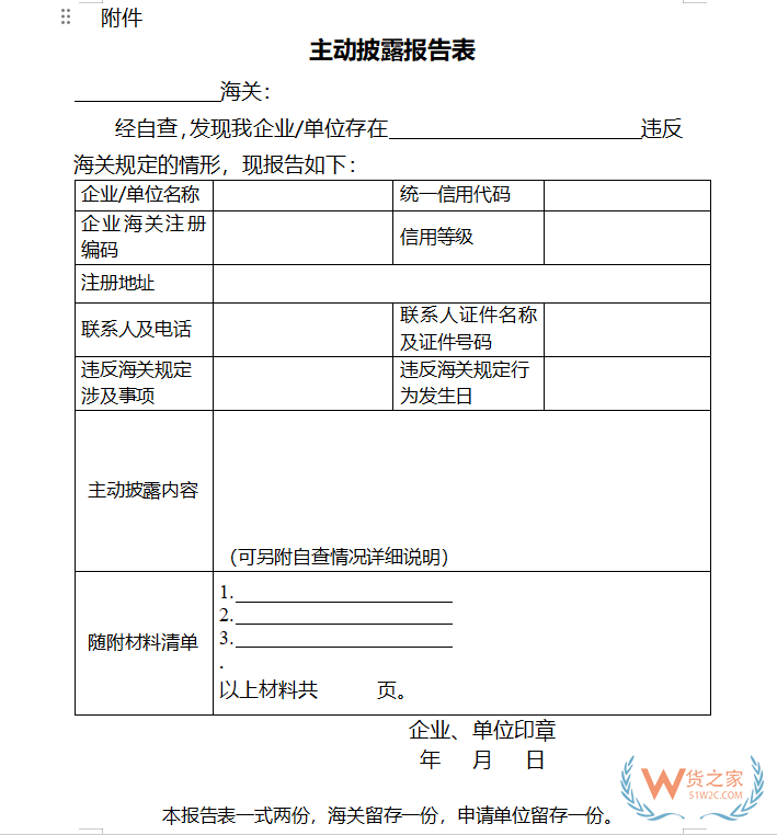 海关总署公告：关于处理主动披露违规行为有关事项的公告